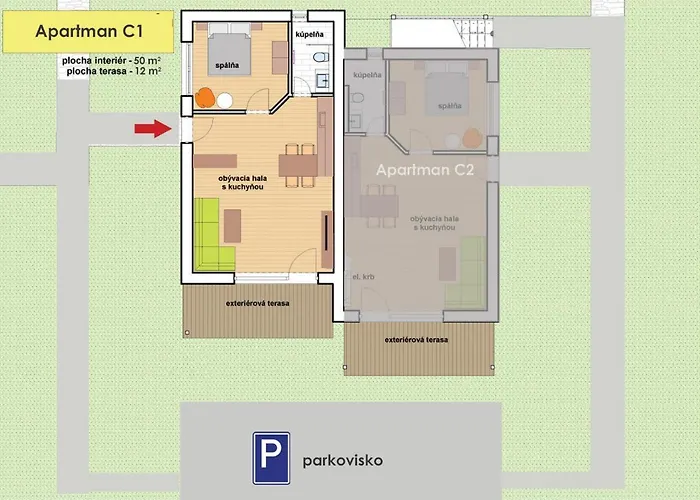 C1 - Slovenský Raj Apartamento Hrabušice
